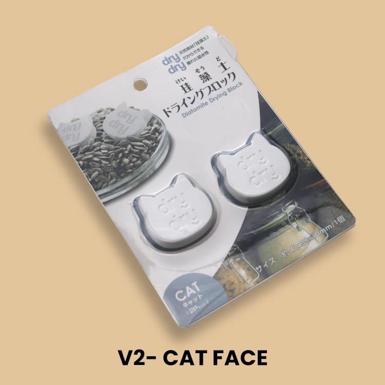 Solid deodourizer block for shoes, fridge in cute minimalist cat ears design