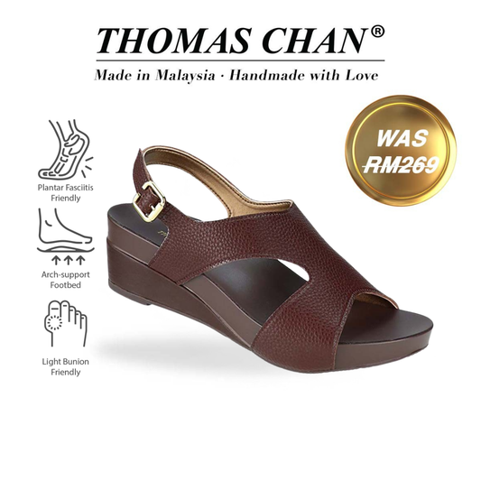 Daily Wear Slingback Low Wedges 2" inch [Arch-legance Series]