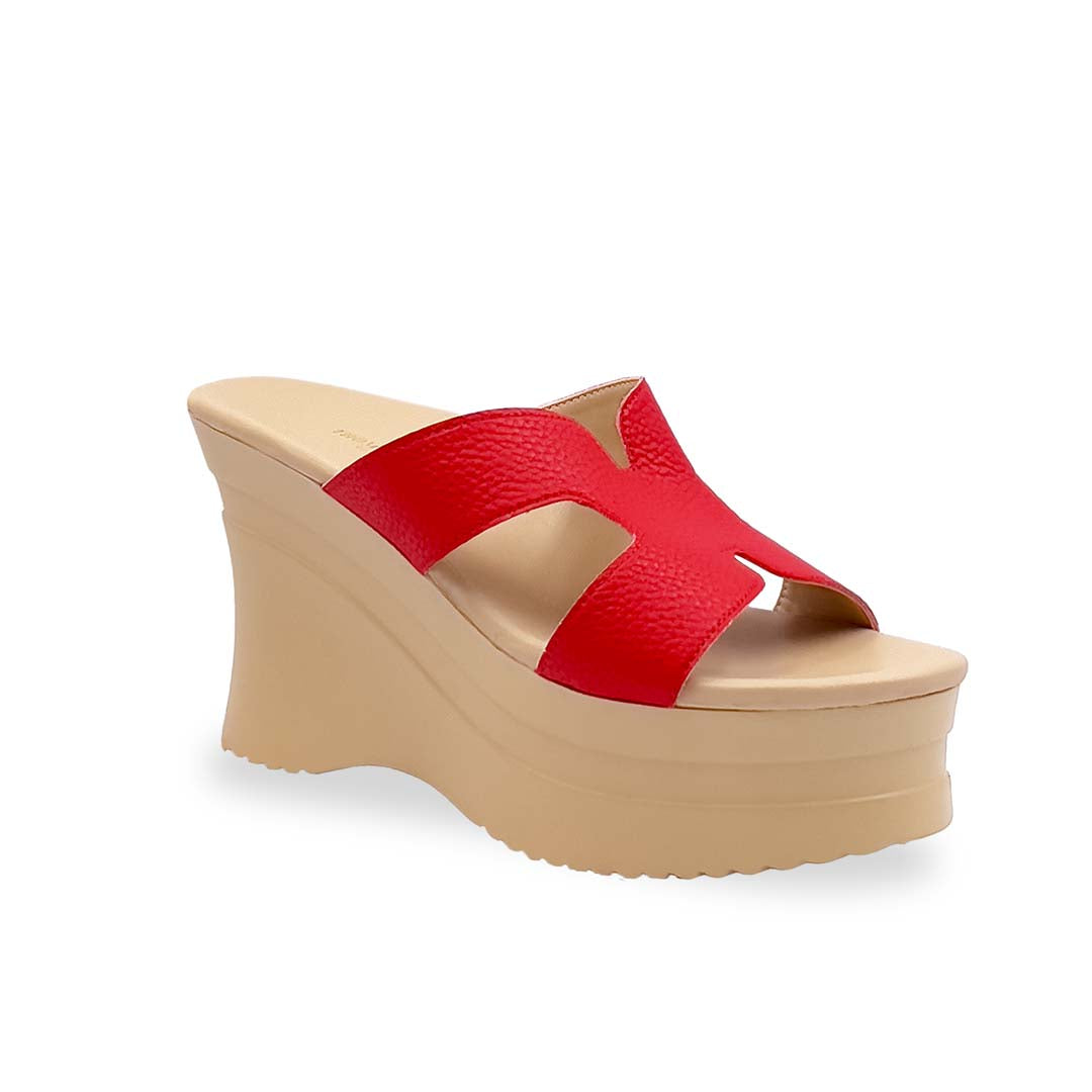 [Add to Cart RM199] Pebble Lychee H-strap Heels 4"inch [Cushioned Footbed Series]
