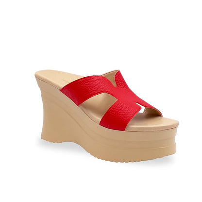 [Add to Cart RM199] Pebble Lychee H-strap Heels 4"inch [Cushioned Footbed Series]
