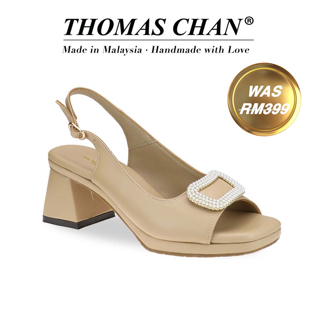 Spring Evening Open-Toe Trapezoid Heels 2" inch [Dinner Series]