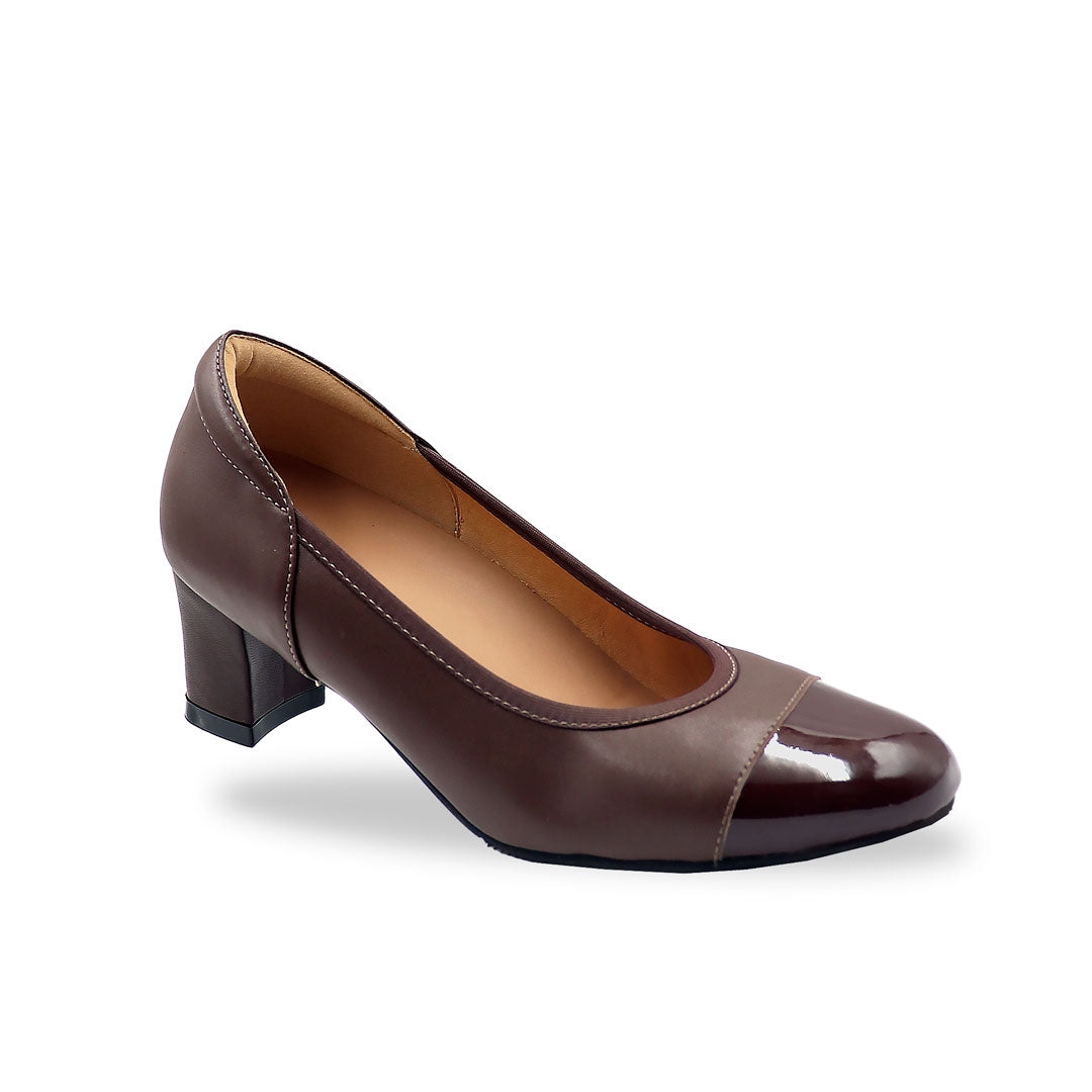 Classic Elevated Round-Toe Court Shoes 2"inch [Office Wear Series]