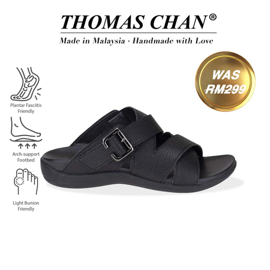 Men Multi Straps Buckle Sandals [Comfy Health Series][ODD SIZES LEFT]