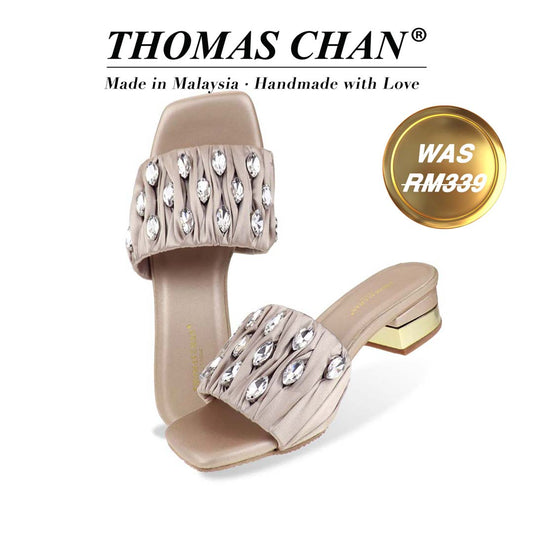 Crystal Lux Satin Evening Heels 1.25" inch [Dinner Series]