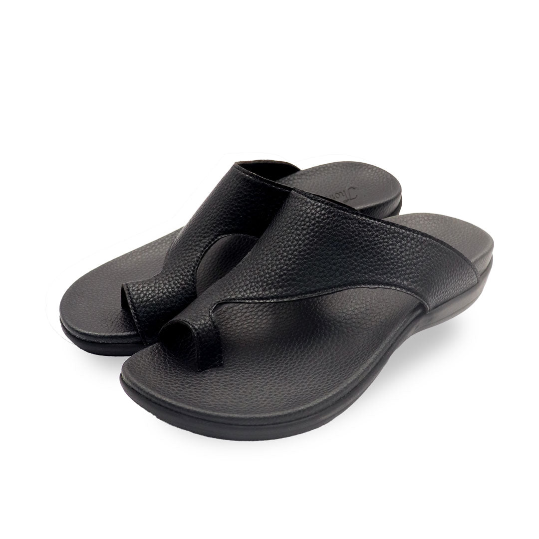 Bunion-Friendly Simple Toe Strap Flat Sandals [Comfy Health Series][ODD SIZES LEFT]