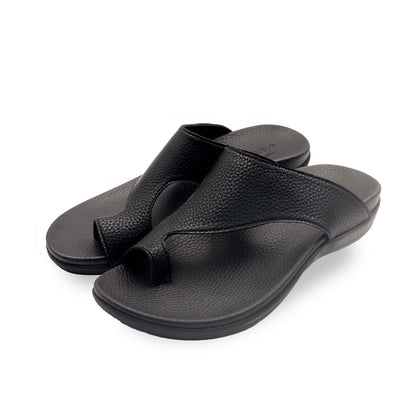 Bunion-Friendly Simple Toe Strap Flat Sandals [Comfy Health Series][ODD SIZES LEFT]