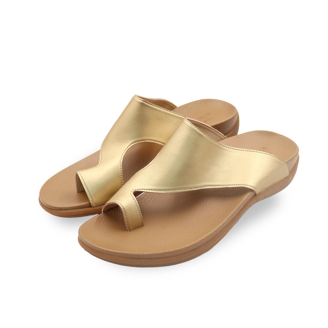 Bunion-Friendly Simple Toe Strap Flat Sandals [Comfy Health Series][ODD SIZES LEFT]