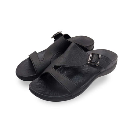 Ladies Zig Zag Buckle Sandals [Comfy Health Series][ODD SIZES LEFT]