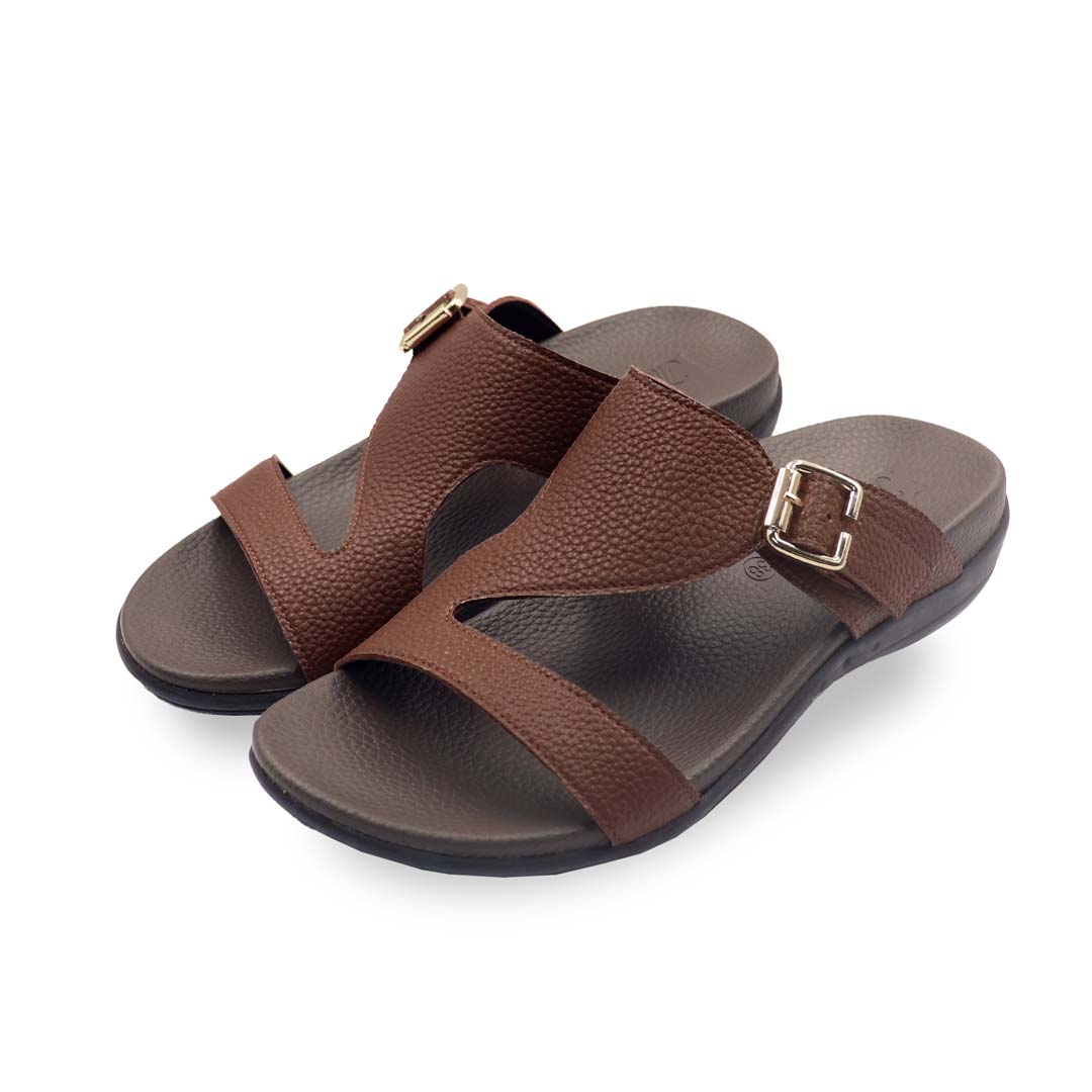 Ladies Zig Zag Buckle Sandals [Comfy Health Series][ODD SIZES LEFT]