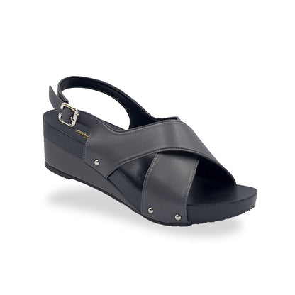 Graceful Cross Slingback Wedges 2" inch [Arch-legance Series][ODD SIZES LEFT]