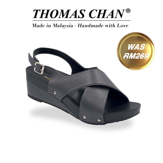 Graceful Cross Slingback Wedges 2" inch [Arch-legance Series][ODD SIZES LEFT]