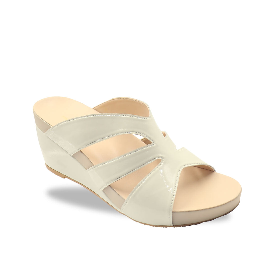 Minimalist Three-Strap High Wedges 3" inch [Arch-legance Series]