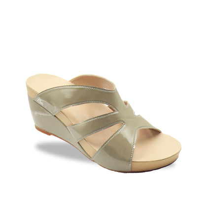 Minimalist Three-Strap High Wedges 3" inch [Arch-legance Series]