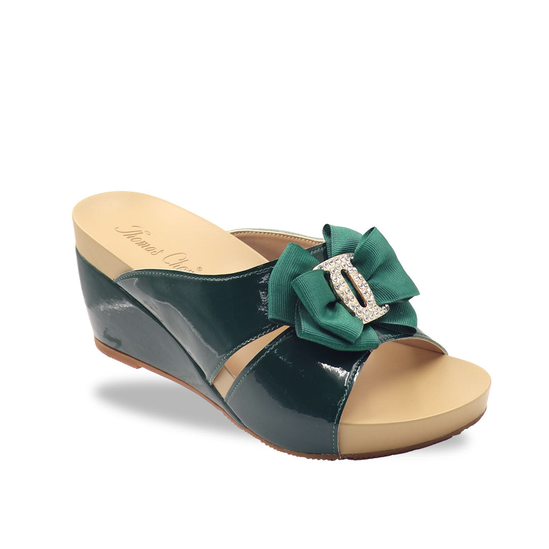 Ribbon Decor High Wedges 3" inch [Arch-legance Series][ODD SIZES LEFT]