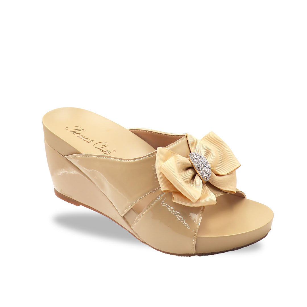 Ribbon Decor High Wedges 3" inch [Arch-legance Series][ODD SIZES LEFT]