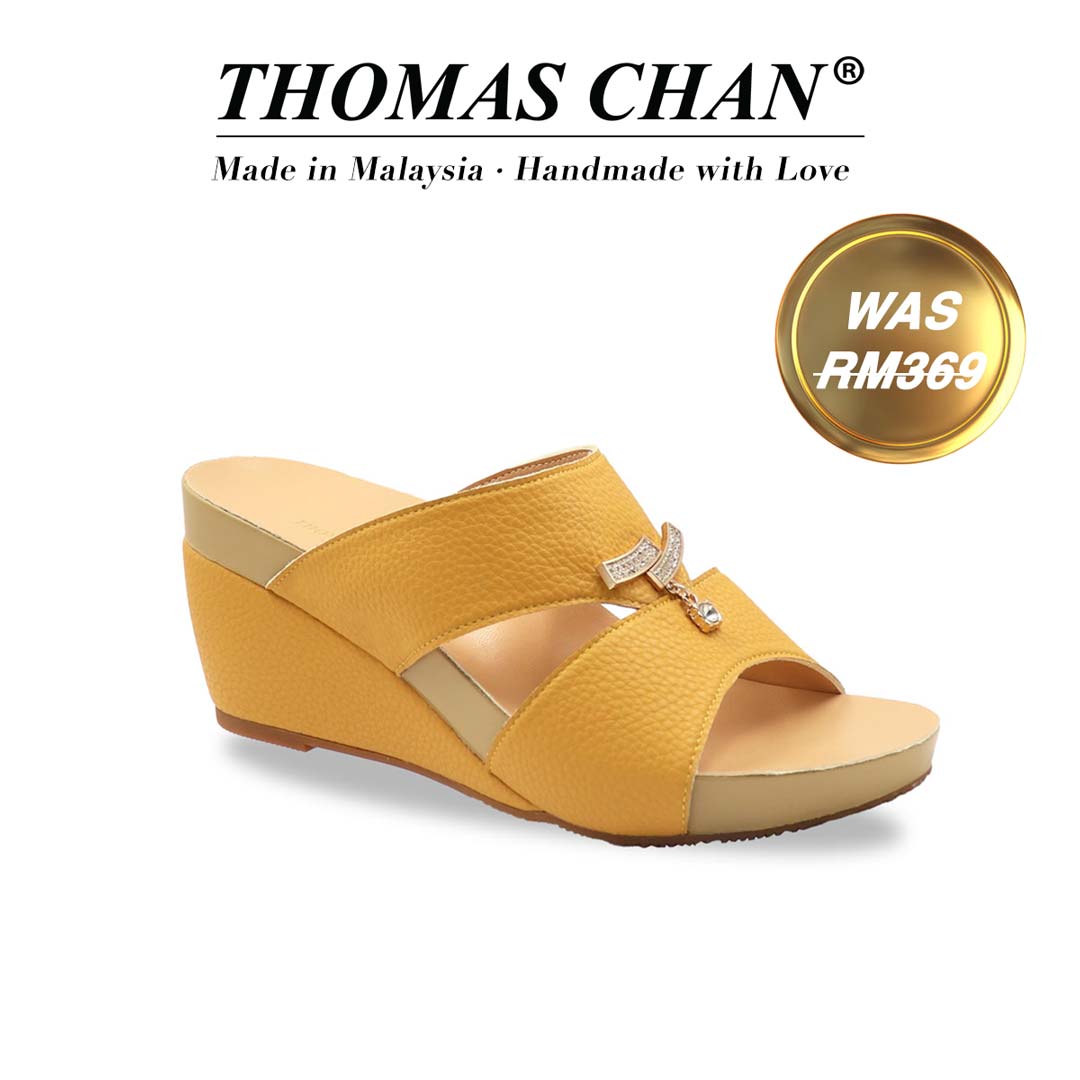 Mini Decor Pebble Lychee High Wedges 3" inch [Arch-legance Series][ODD SIZES LEFT]