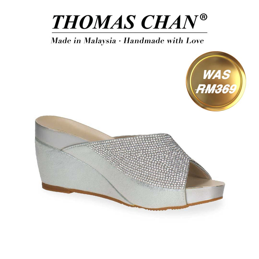 Glitter Crystal Dinner Wedges 3" inch [Arch-legance Series][ODD SIZES LEFT]