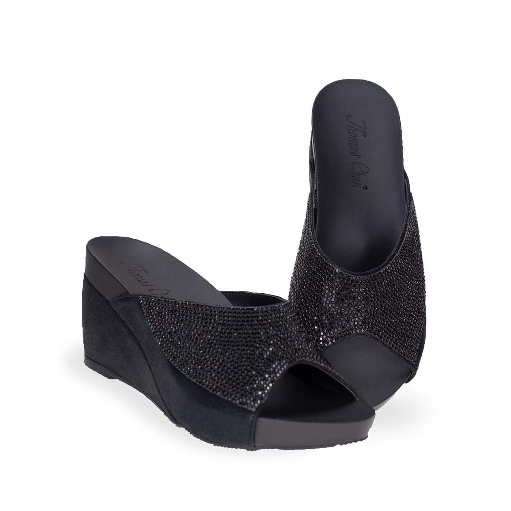 Glitter Crystal Dinner Wedges 3" inch [Arch-legance Series][ODD SIZES LEFT]