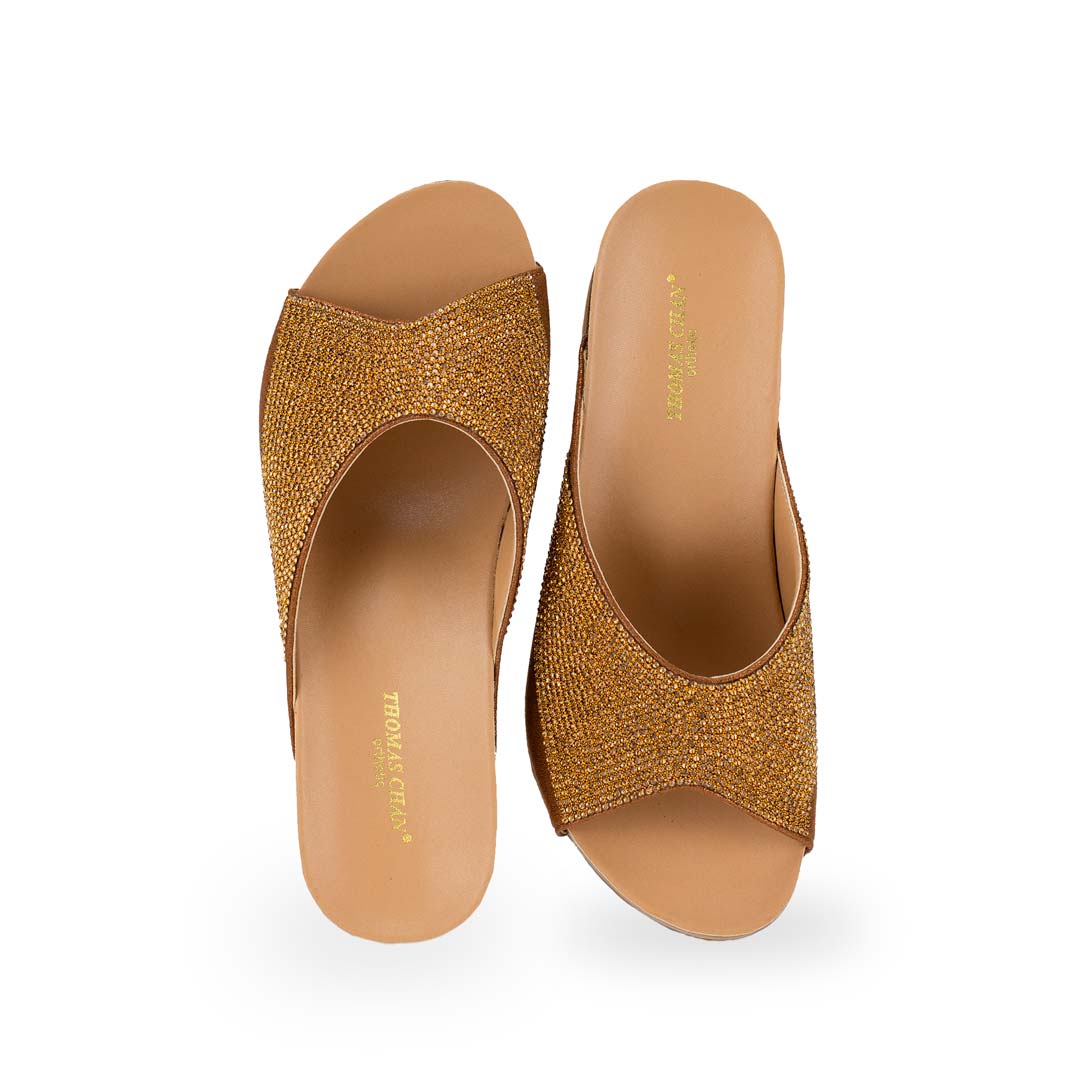 Glitter Crystal Dinner Wedges 3" inch [Arch-legance Series][ODD SIZES LEFT]