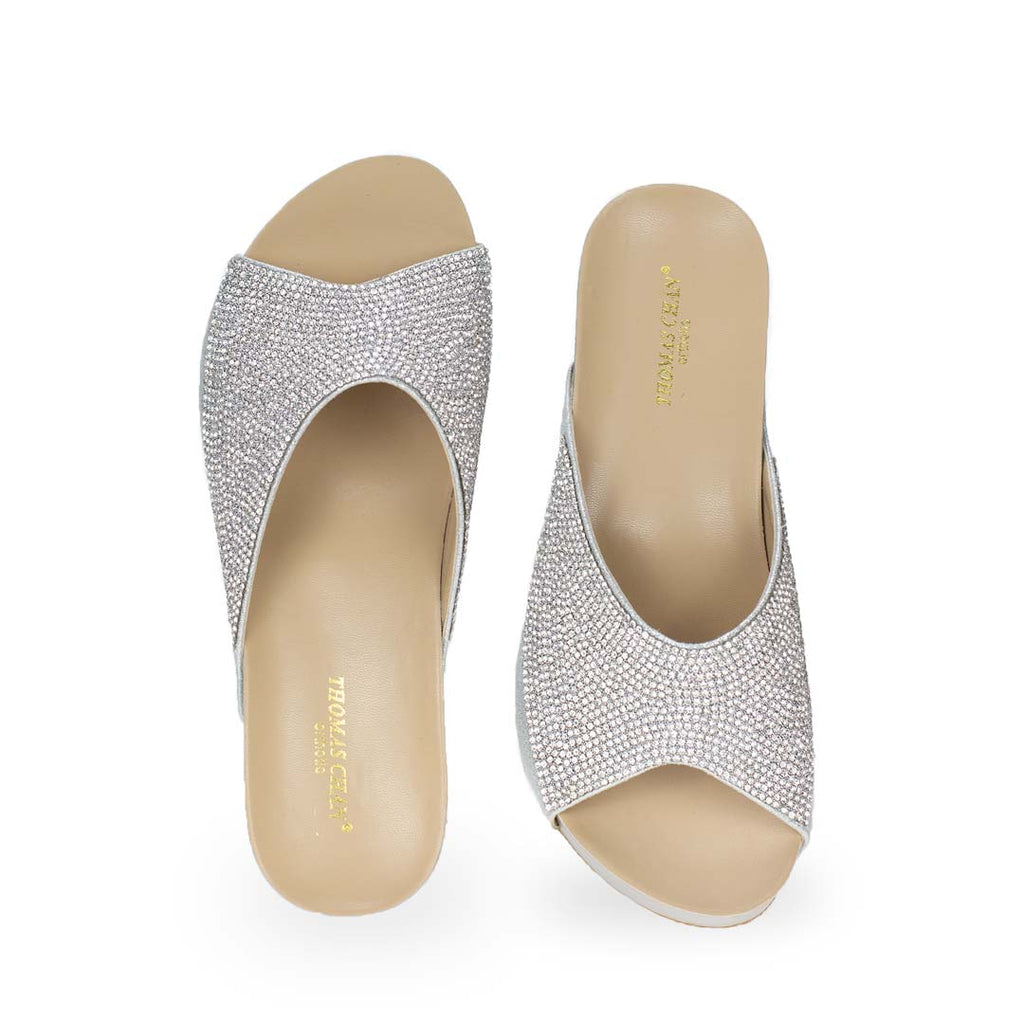 Glitter Crystal Dinner Wedges 3" inch [Arch-legance Series][ODD SIZES LEFT]