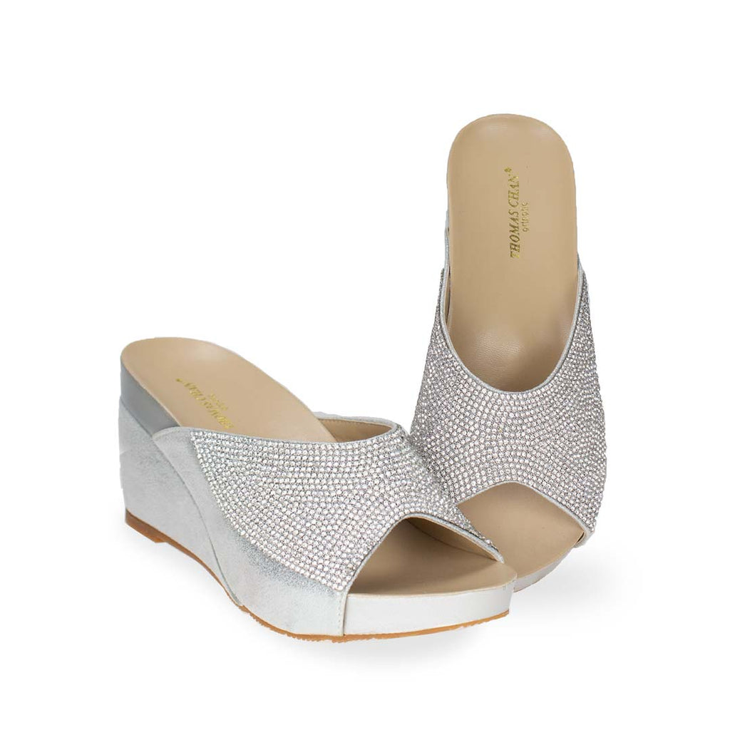 Glitter Crystal Dinner Wedges 3" inch [Arch-legance Series][ODD SIZES LEFT]
