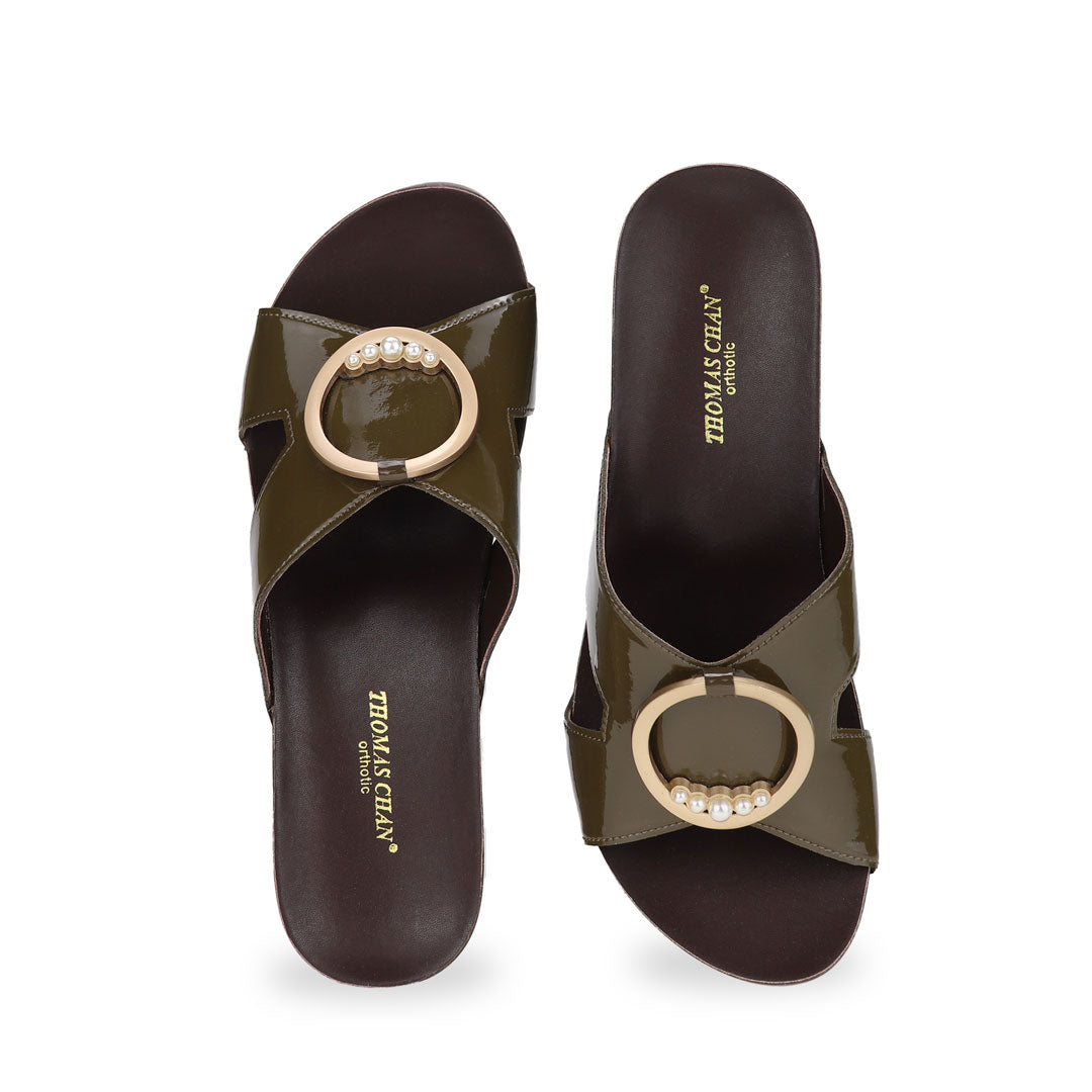 Minimalist Decor Orthotic Wedge Sandals 3" inch [Arch-legance Series][ODD SIZES LEFT]