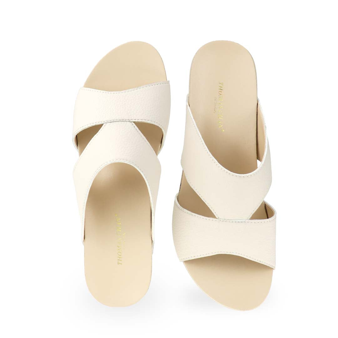 Pebble Lychee Everyday Low Wedge Slides 2" inch [Arch-legance Series]