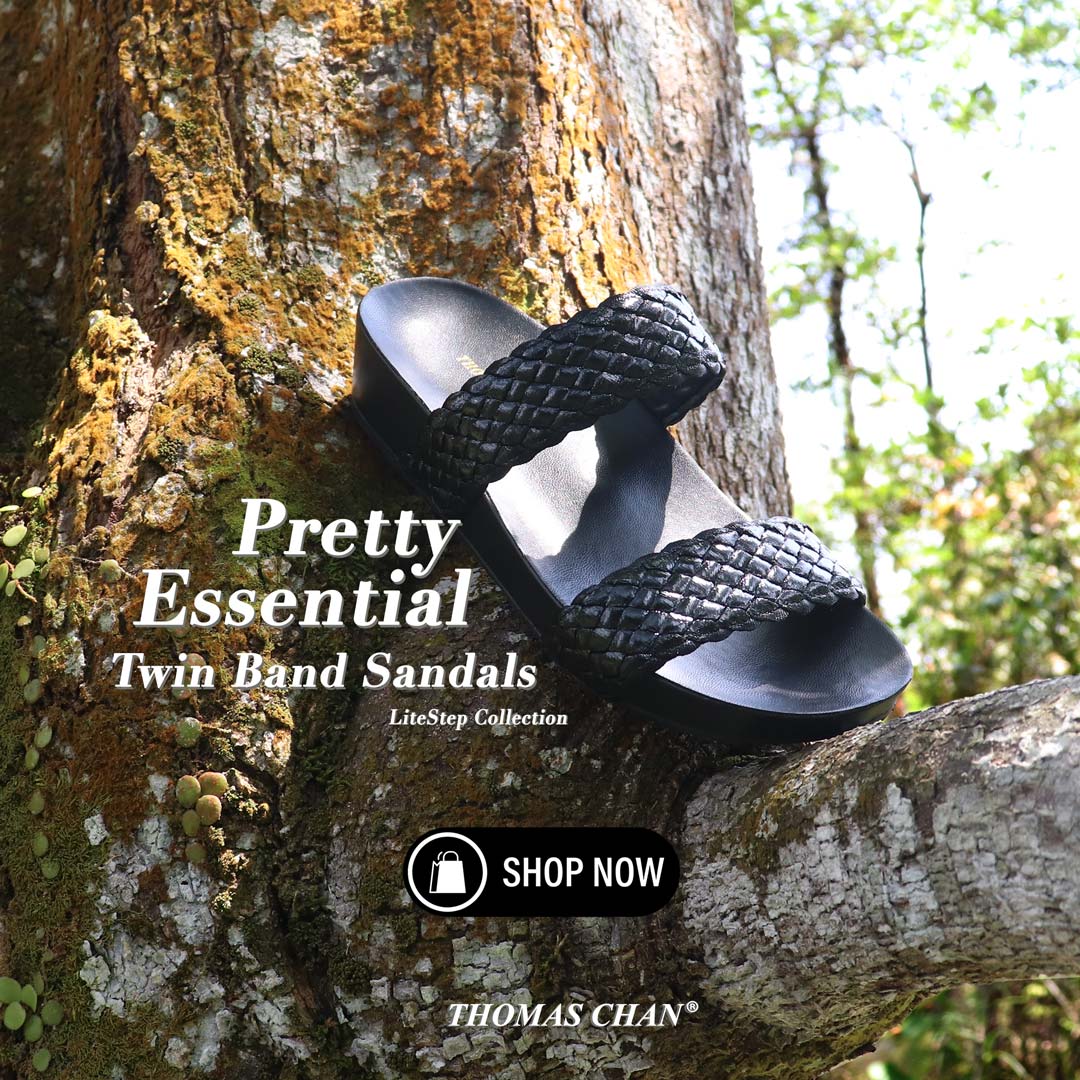 [Add to Cart RM139] Pretty Essential Twin Band Sandals [LiteStep Collection]