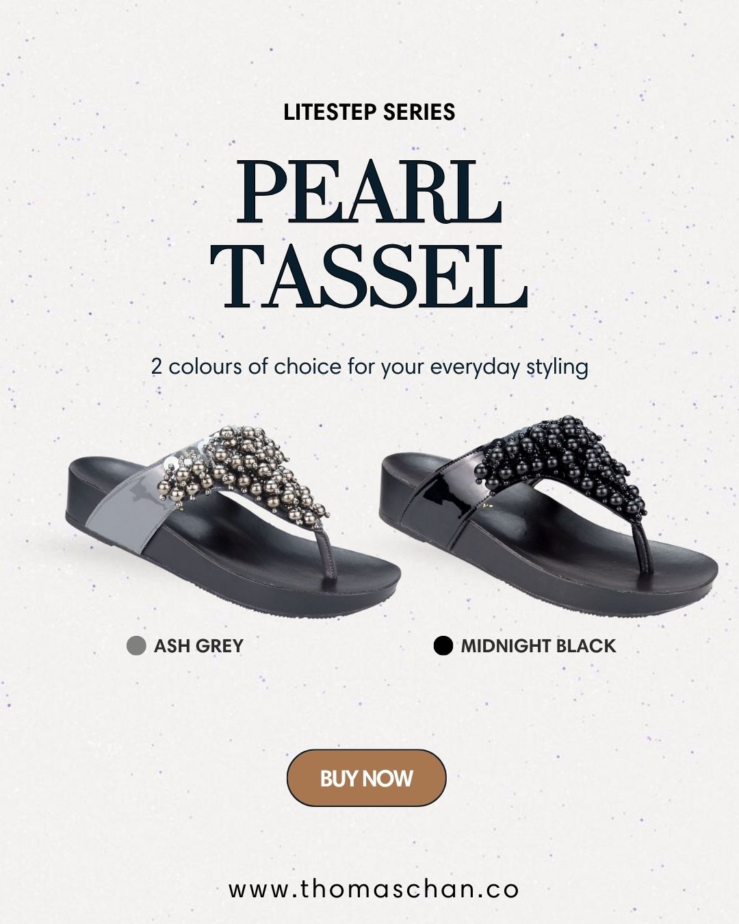 Pearl Tassel Flip Flops 2.0 [LiteStep Collection]