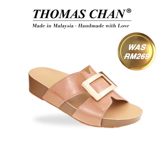 Square Buckle Flatform Sandals [LiteStep Collection]