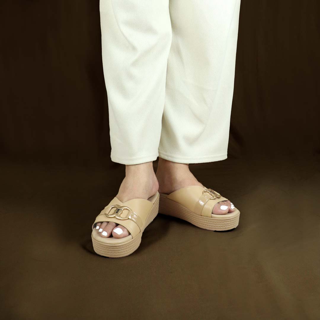[Add to Cart RM129] Minimalist Buckle Flatform Sandals 2"inch [Cushioned Footbed Series]