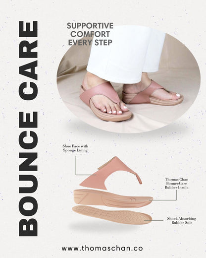 [Add to Cart RM169] Pastel Basic Flip-Flop Sandals 1.5"inch [Bounce Care Collection]