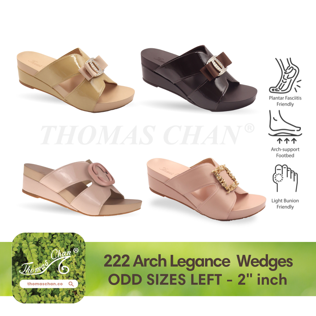 [ODD SIZES LEFT] Women Arch-legance Series 2"inch Orthotic Wedges