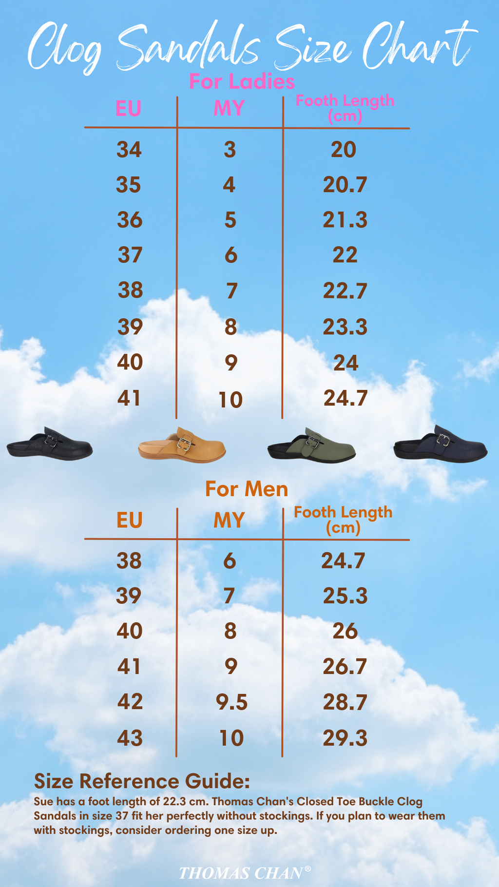 [Wide-Fit] Closed Toe Buckle Clog Sandals [Comfy Health Series]