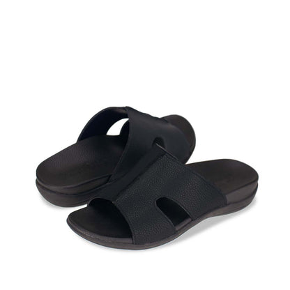 Men Ultra-Comfort Cutout Slide Sandals [Comfy Health Series][ODD SIZES LEFT]