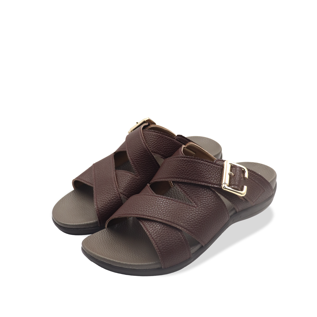 Men Multi Straps Buckle Sandals [Comfy Health Series][ODD SIZES LEFT]