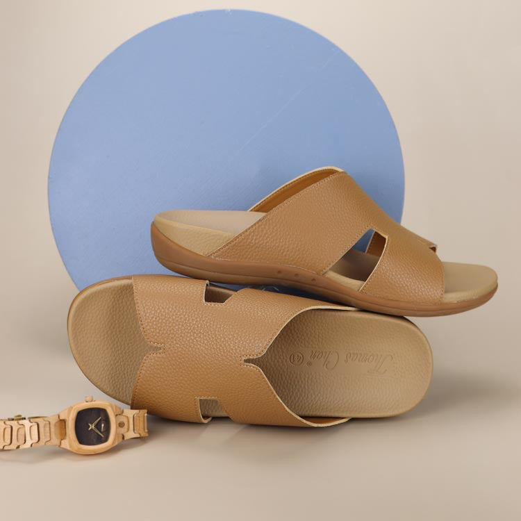 Thomas Chan Men Classic H-Strap Leather Sandals