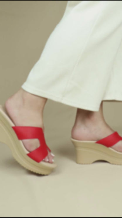 [Add to Cart RM189] Pebble Lychee H-strap Heels 3"inch [Cushioned Footbed Series]