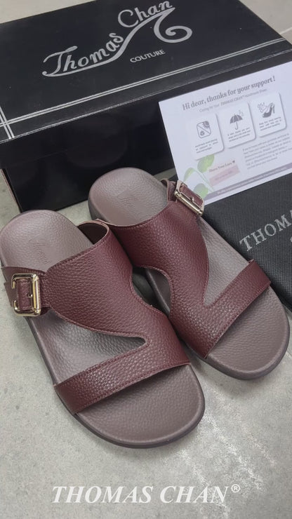 Ladies Zig Zag Buckle Sandals [Comfy Health Series][ODD SIZES LEFT]