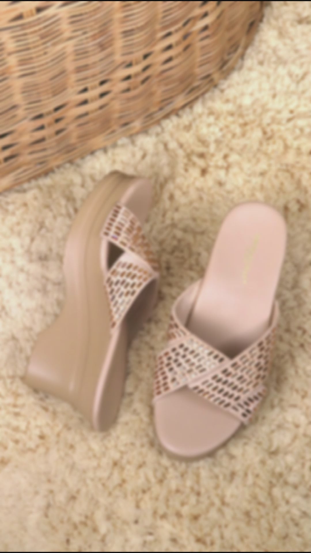 [Add to Cart RM189] Diamond Crisscross Heels 3"inch [Cushioned Footbed Series]